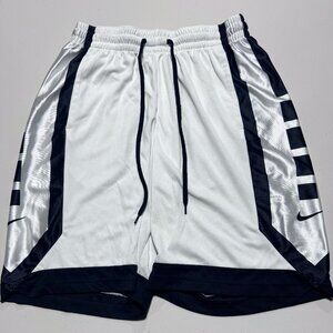 NIke Dri-FIt White Basketball Shorts